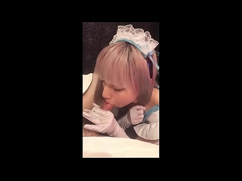 ❤️ Japonský idol [mayuka], kostým francúzskej slúžky, časť 1, fajčenie a honenie s pleťovým mliekom ️ Porno video na nás
